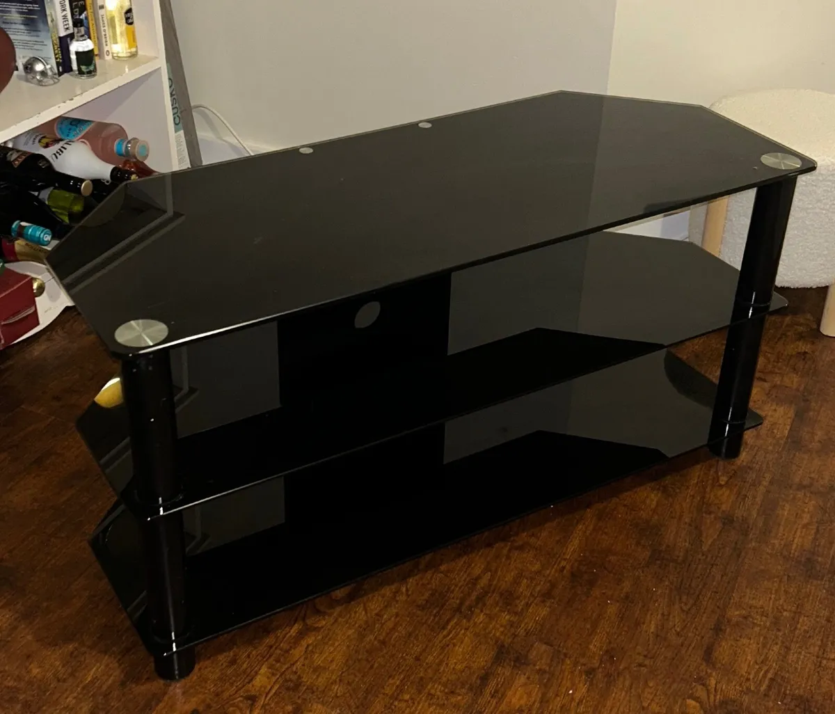Tv stand / console (glass perfect condition) - Image 1