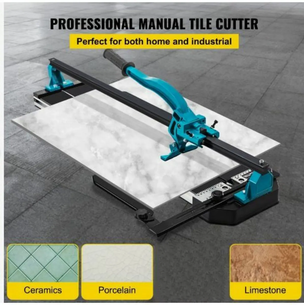 Manual Tile Cutter 1200mm Single Rail Hand Tool - Image 2