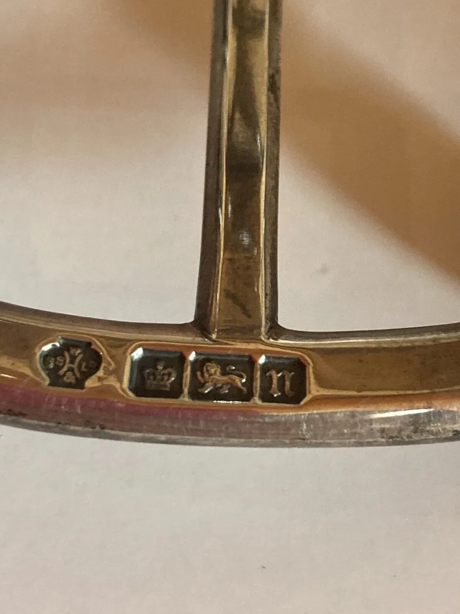 Antique 1905 solid silver toast rack - Image 4