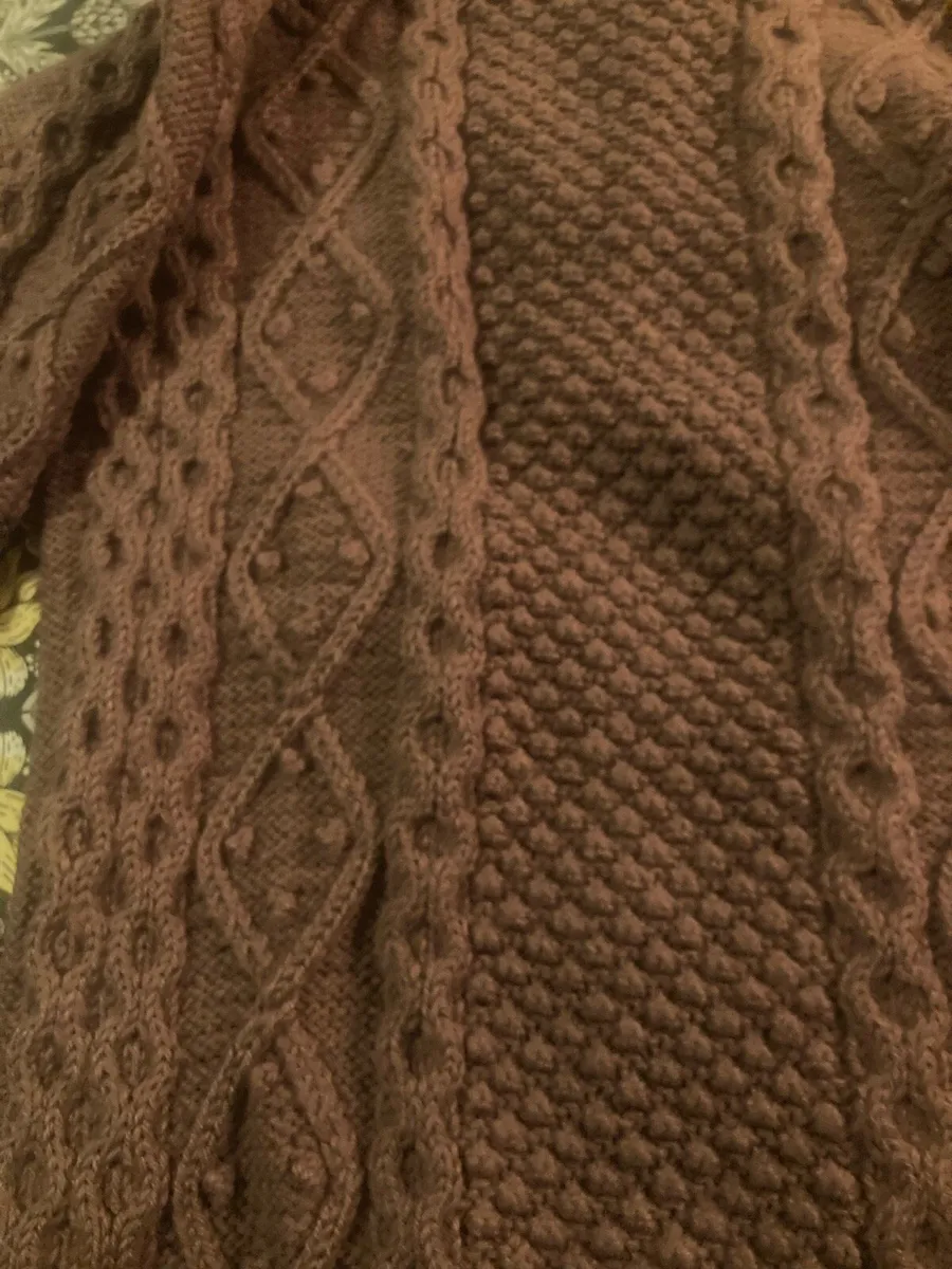Handmade Aran Jumper - Image 3