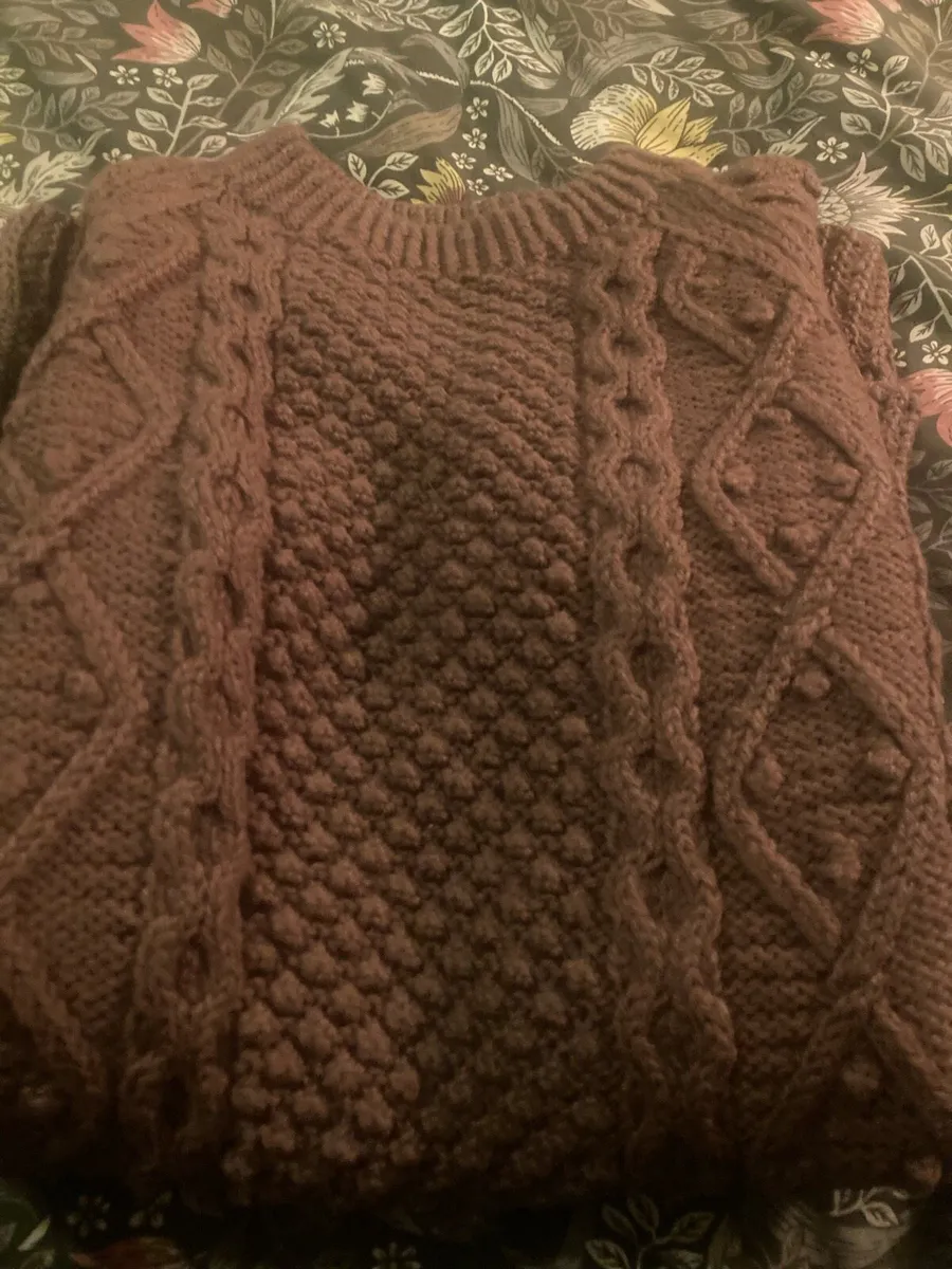 Handmade Aran Jumper - Image 4