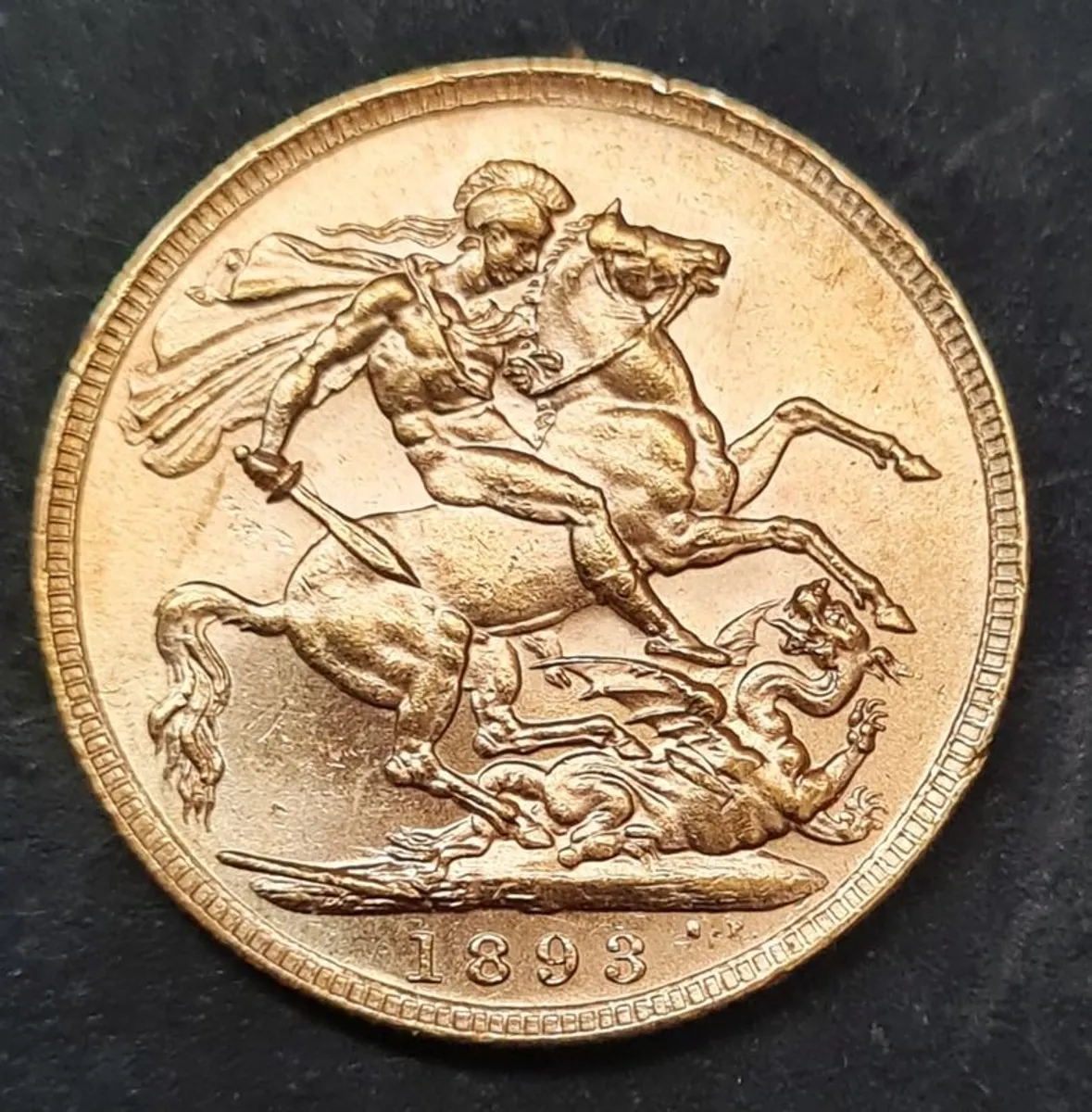 1893 London Gold Full Sovereign Coin Queen Victoria Old Head Excellent condition - Image 1