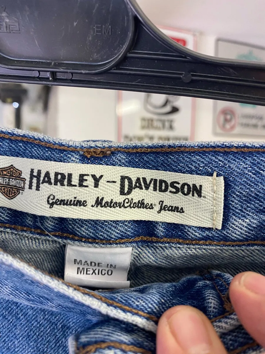 Three Pairs of Genuine Harley Riding Jeans - Image 3
