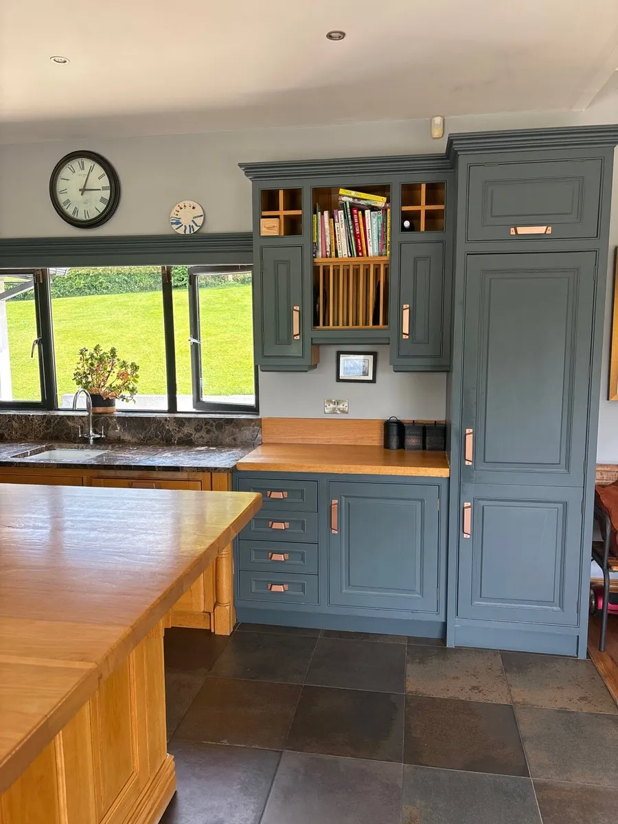 In-Frame Solid Oak Kitchen, Island and Applicances - Image 2