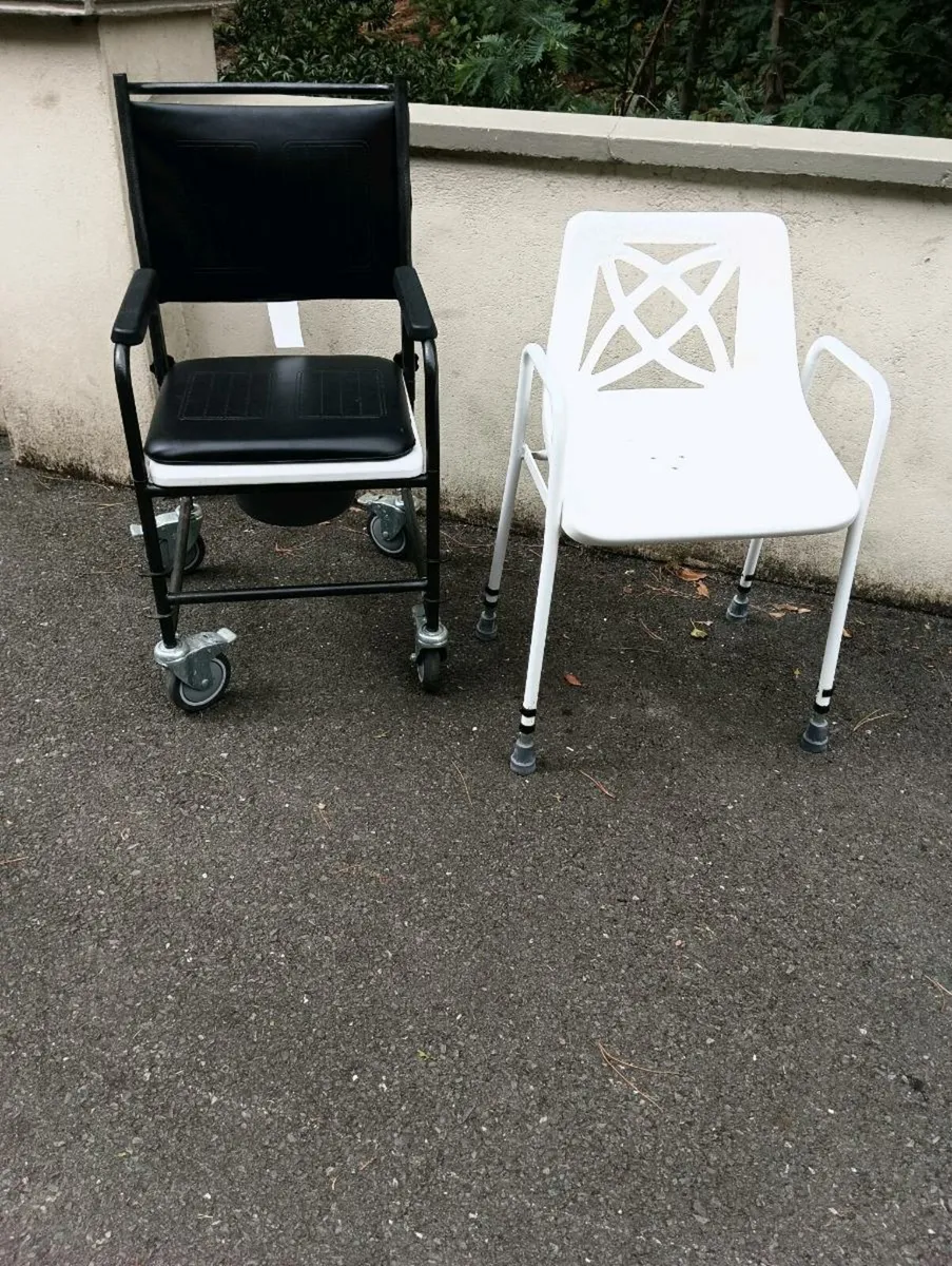 Shower chair,commode come chair.new. - Image 1