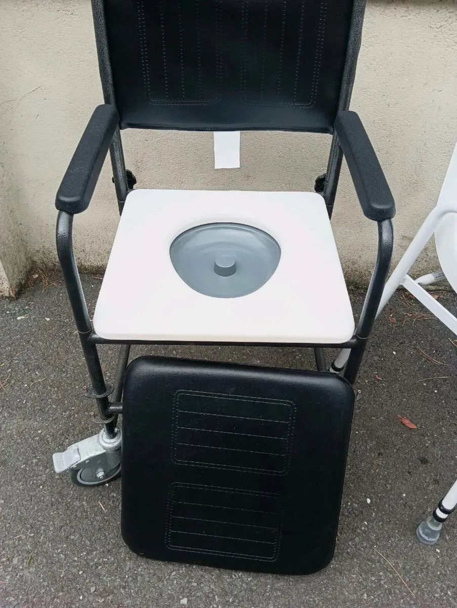 Shower chair,commode come chair.new. - Image 2