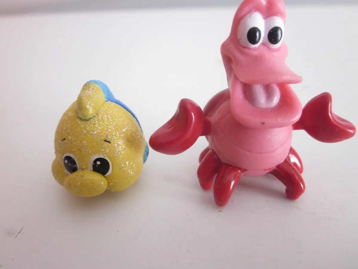 Disney Little Mermaid Flounder and Sebastian Mini - Image 1