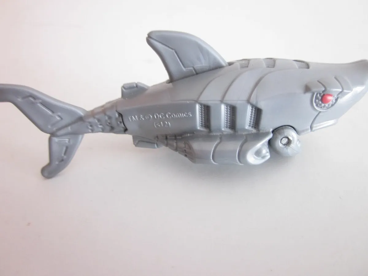 Fisher Price  9cm Robo Silver Shark 2012 - Image 1