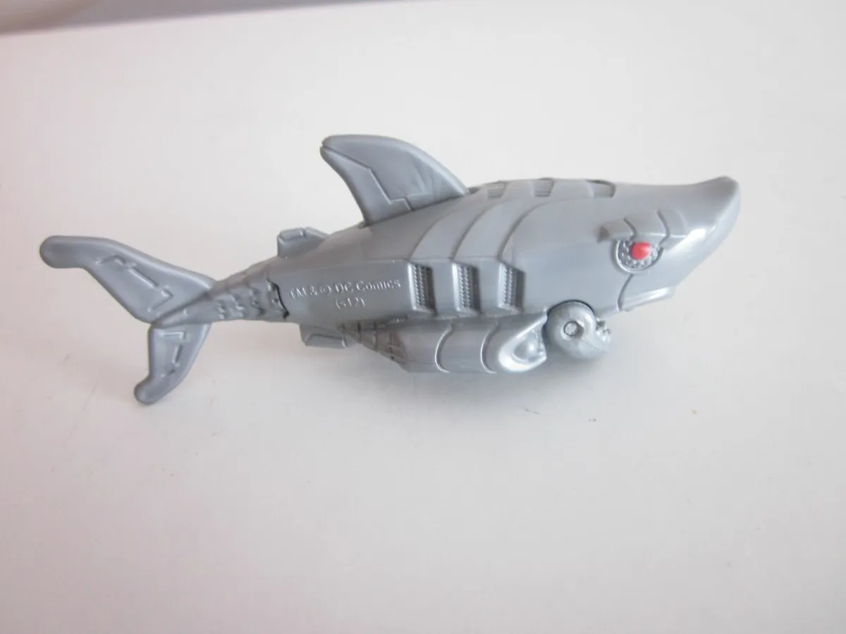 Fisher Price  9cm Robo Silver Shark 2012 - Image 4
