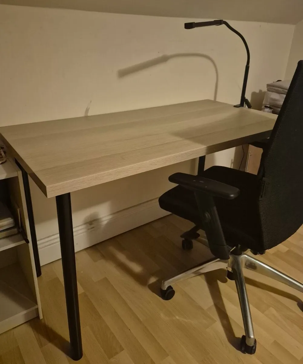 Ikea desk and chair - Image 1