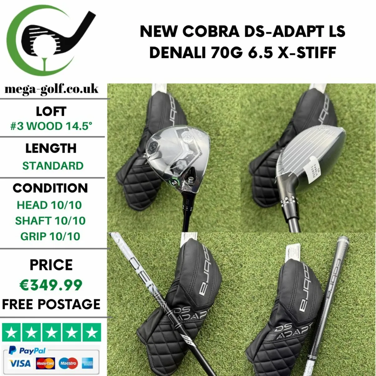 NEW COBRA DS-ADAPT LS #3 WOOD 14.5° / X-STIFF - Image 1