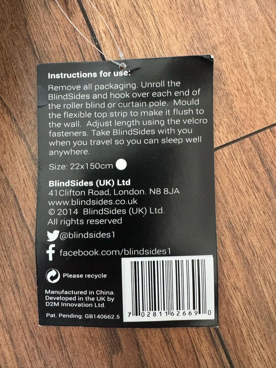 BlindSides Light Blocker - easy to hang - Image 4