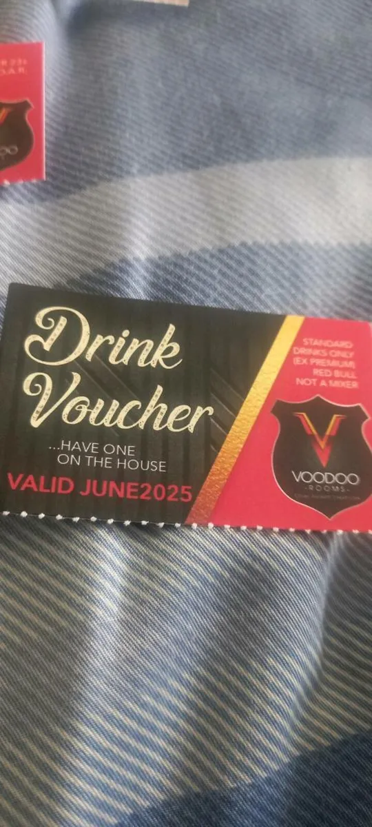 Voodoo rooms vouchers - Image 3