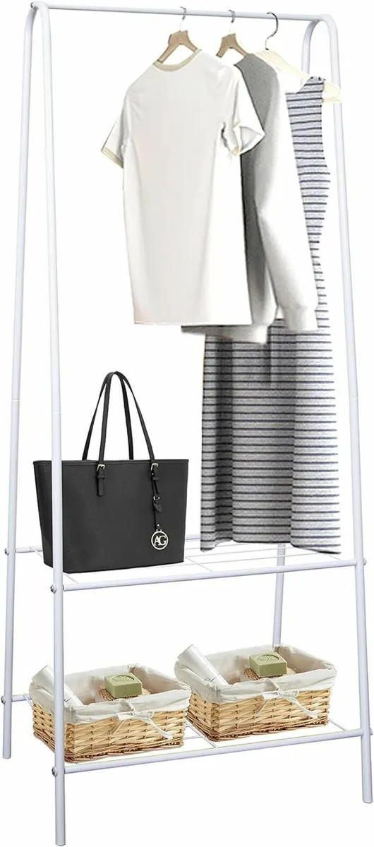 Clothes Rail Stand Garment Coat rack Bedroom - Image 3