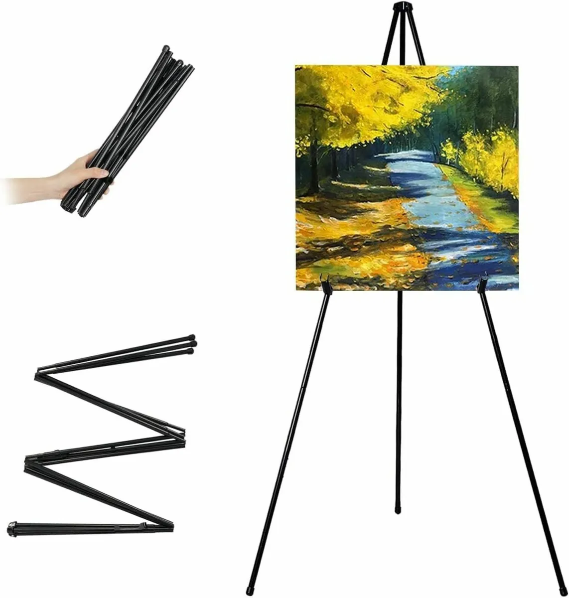 Display Easel Stand Wedding Sign Portable Metal - Image 2