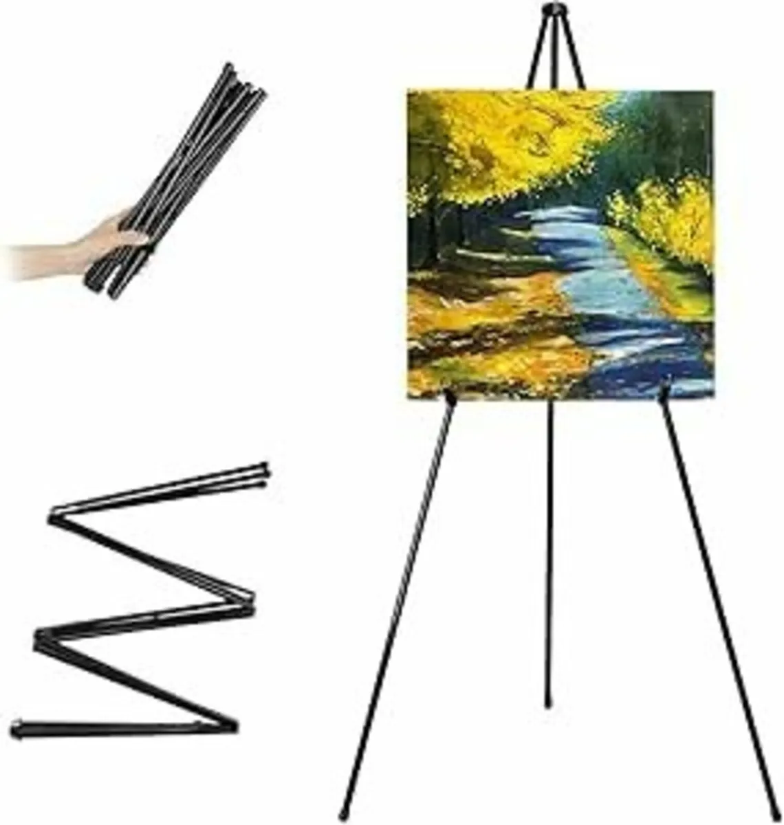 Display Easel Stand Wedding Sign Portable Metal - Image 4