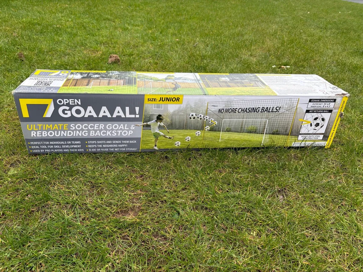 Football goal with rebound … Open Goaaal - Image 3