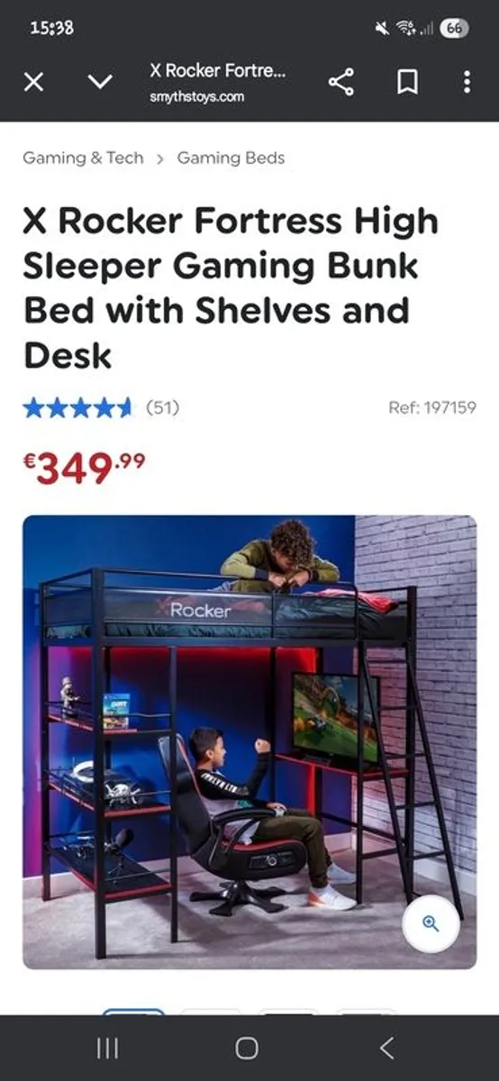 Xrocker teen bed - Image 2