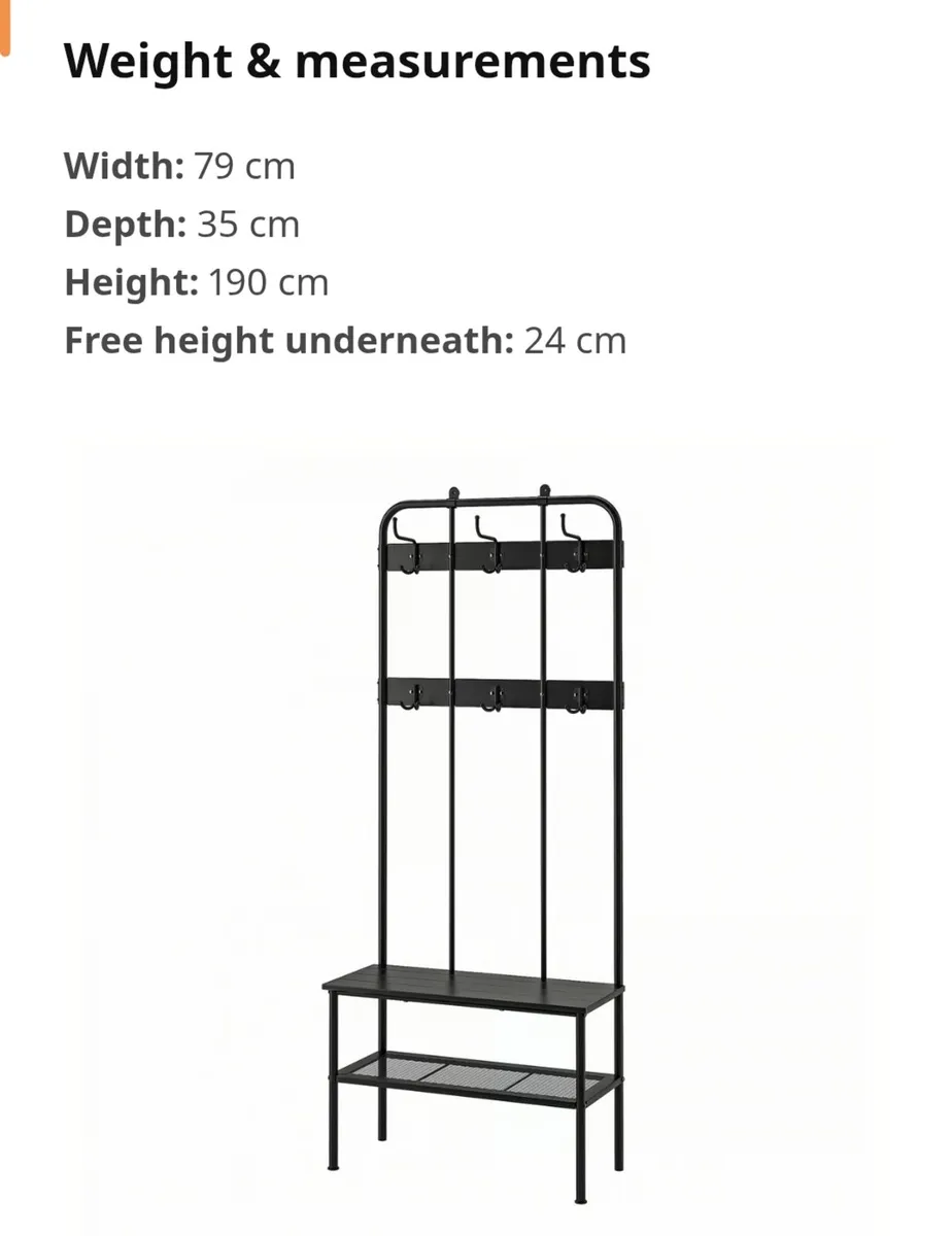 IKEA Coat & Shoe Rack - Image 2