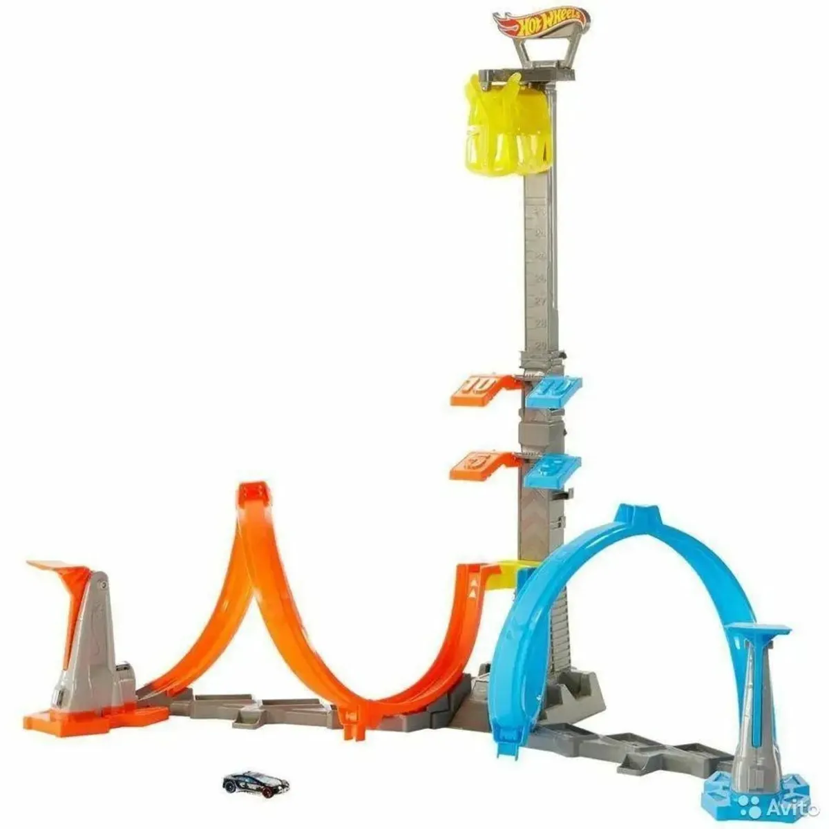 Hot wheels loop and lounch barely used no box - Image 1