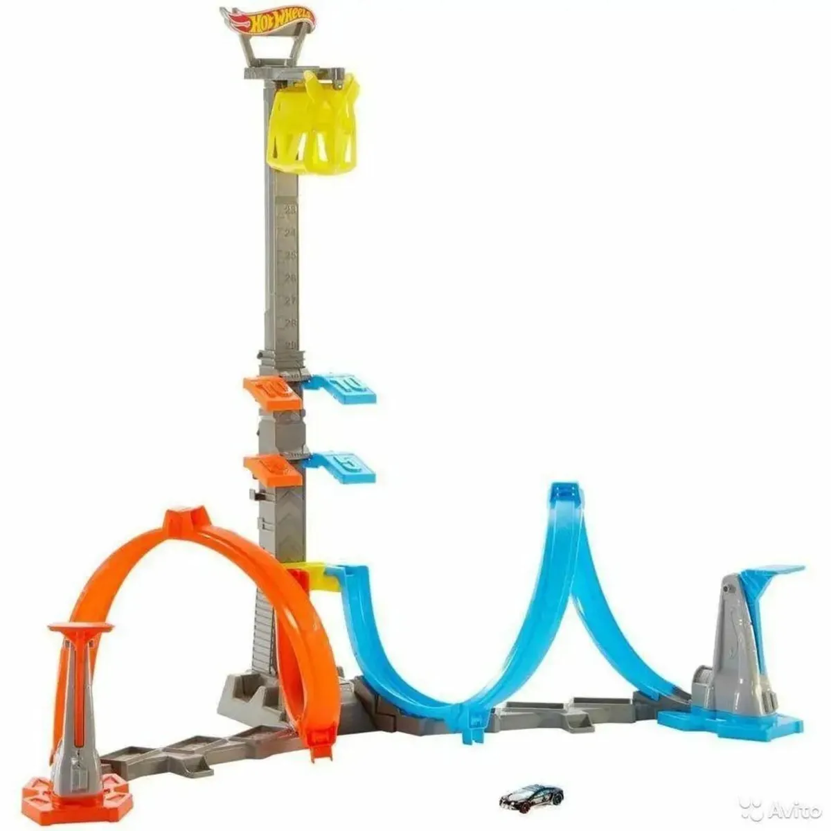 Hot wheels loop and lounch barely used no box - Image 2