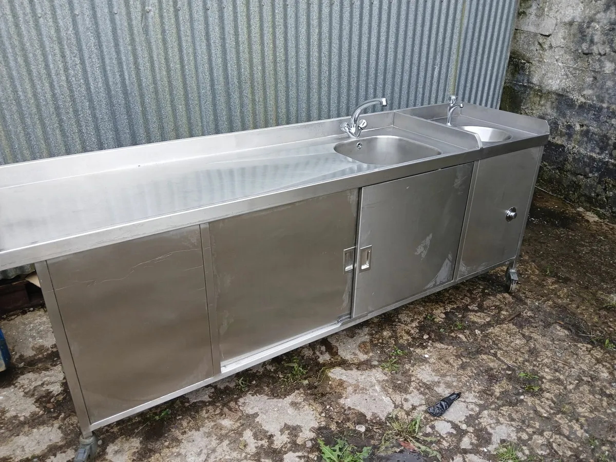 Stainless steel cabbinet /sink unit ...delivered - Image 4