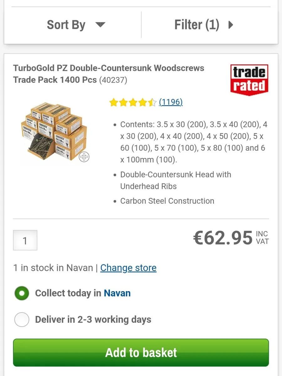 TurboGold double counter sunk wood screws - Image 4