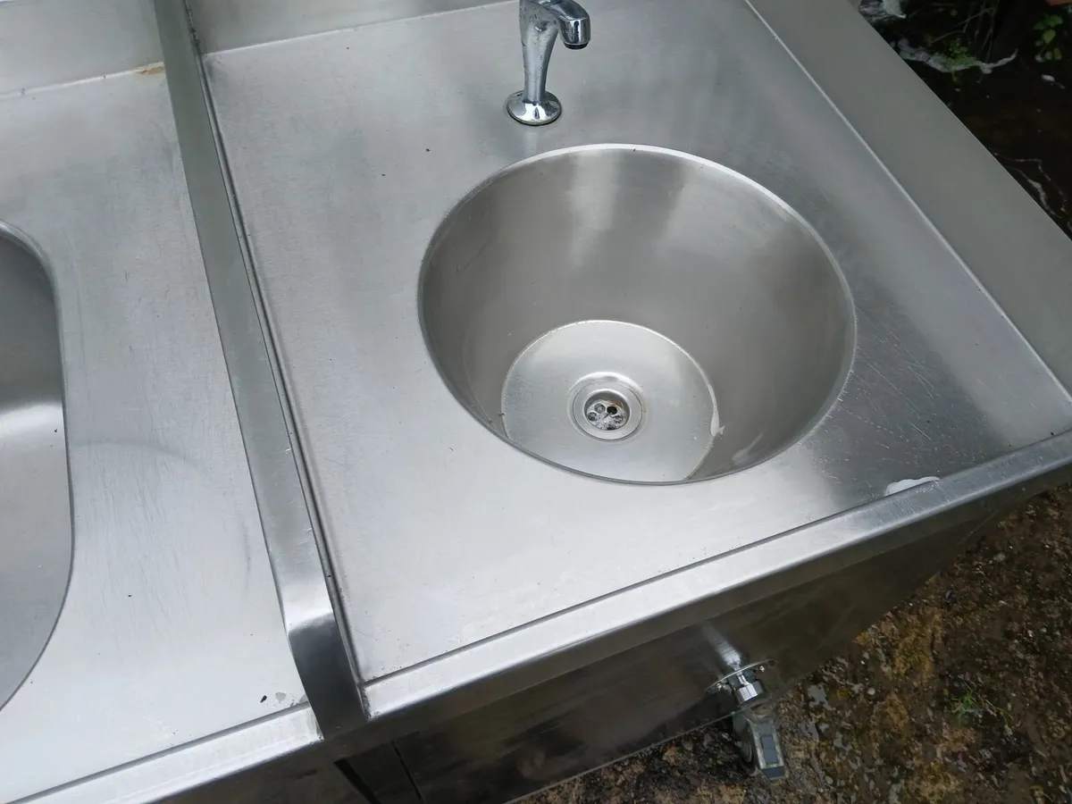 Stainless steel cabbinet /sink unit delivered - Image 2