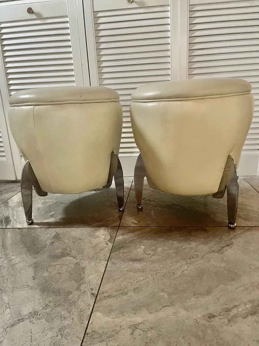Mid century stools - Image 4