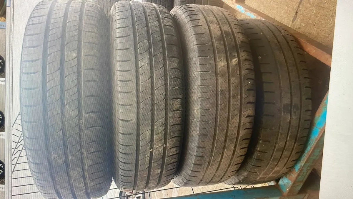 4 perfect vw polo wheels, tyres and vw covers