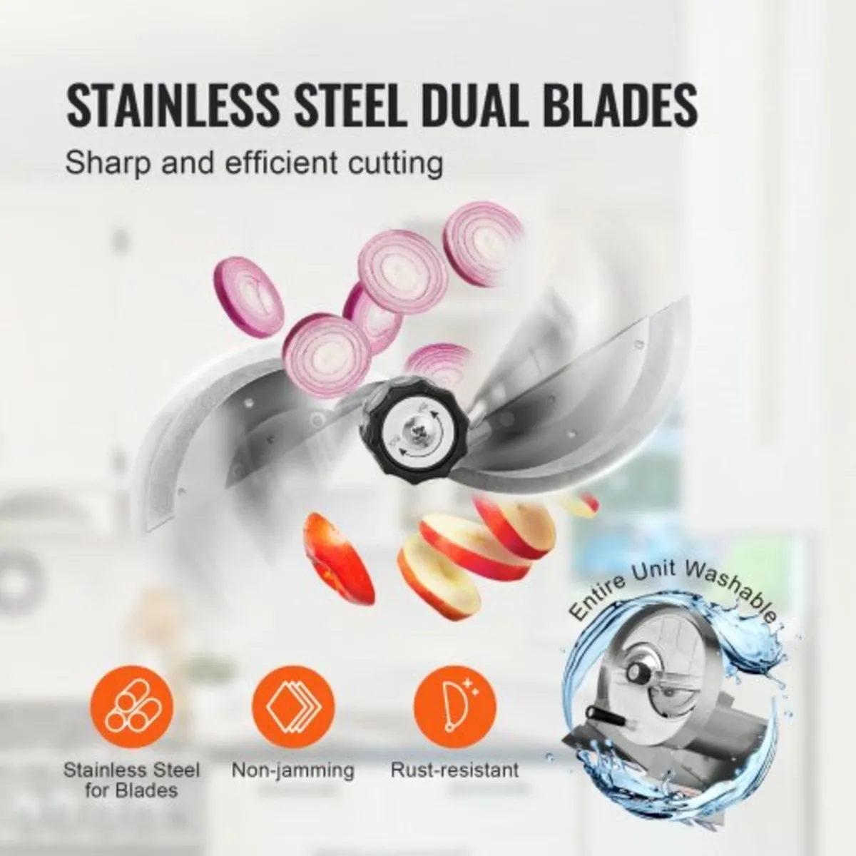 Manual Vegetable Fruit Slicer, 0-0.5"/0-12mm Thick - Image 3