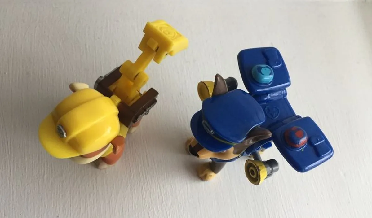 Paw Patrol Mini Figures - Chase & Rubble - Image 4