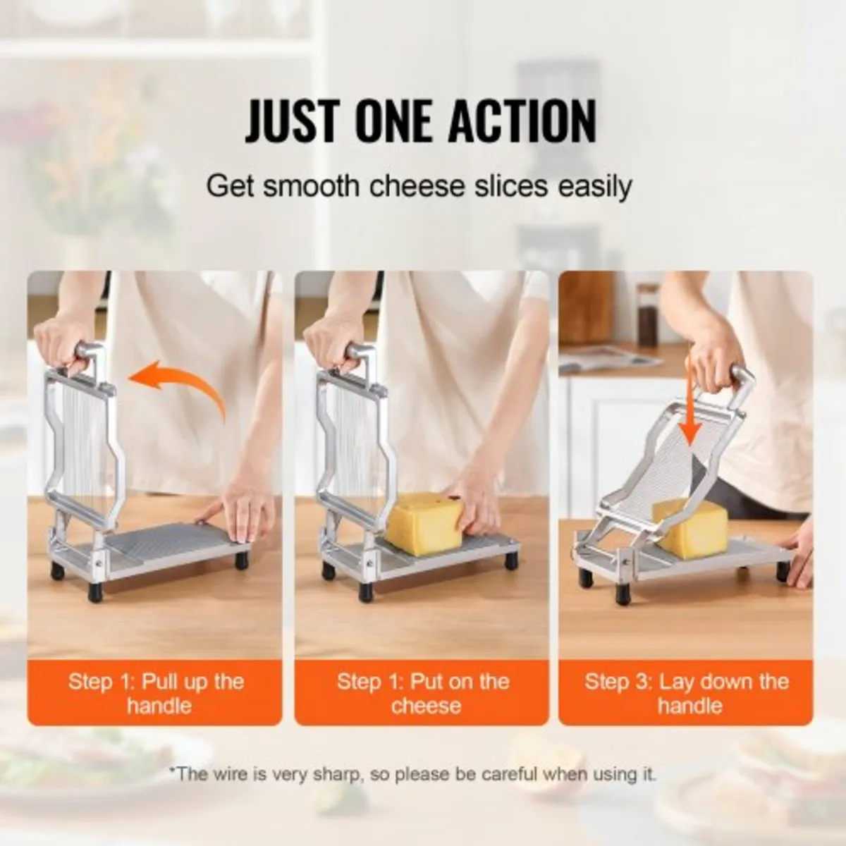 Cheese Cutter with Wire Cheeser Butter Cutting 0.2 - Image 4