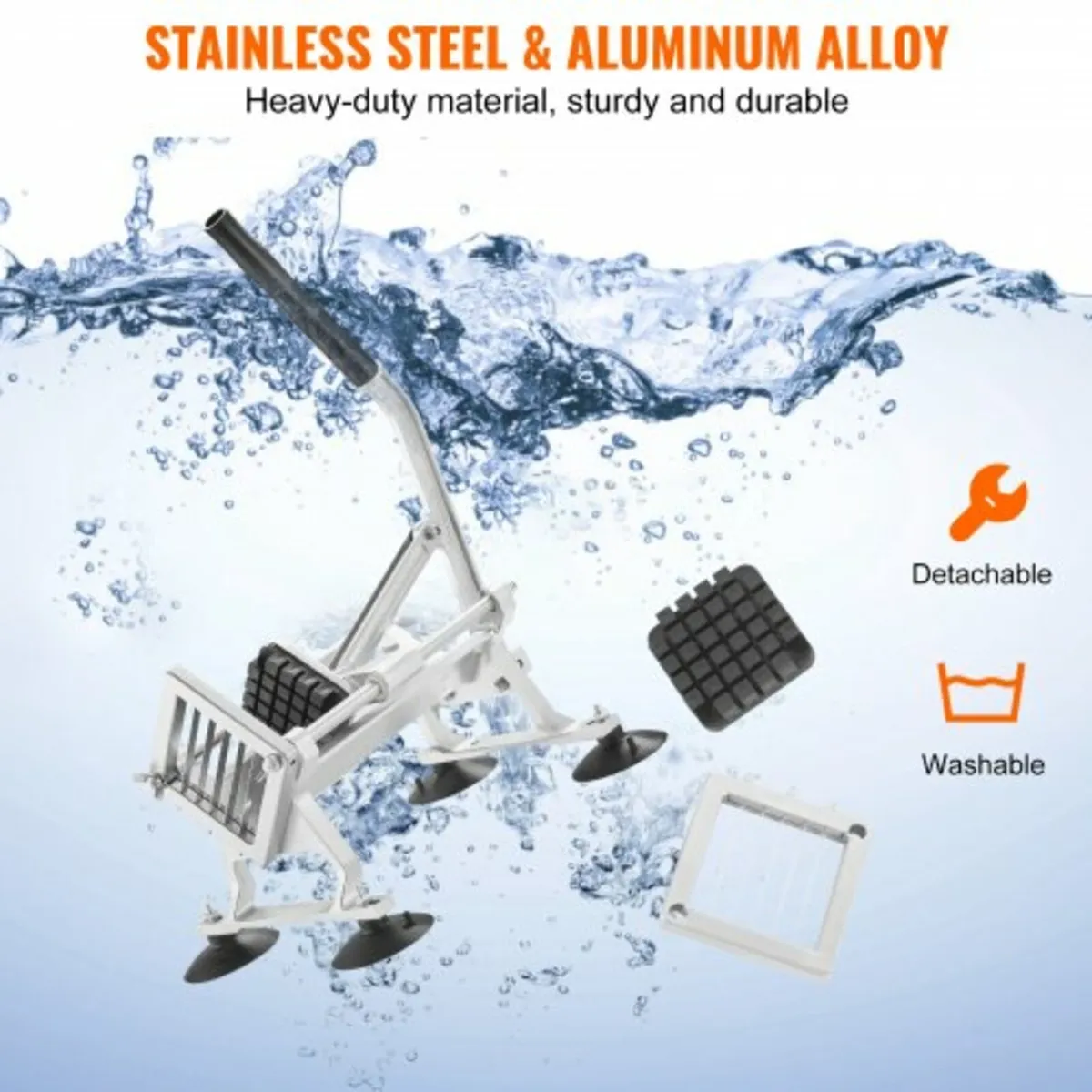 Commercial Vegetable Slicer, 1/2 inch Fruit Slicer - Image 3