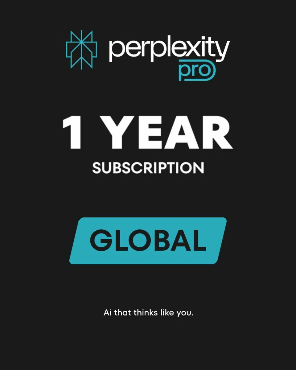 Perplexity Pro 1 Year (Global) - Perplexity