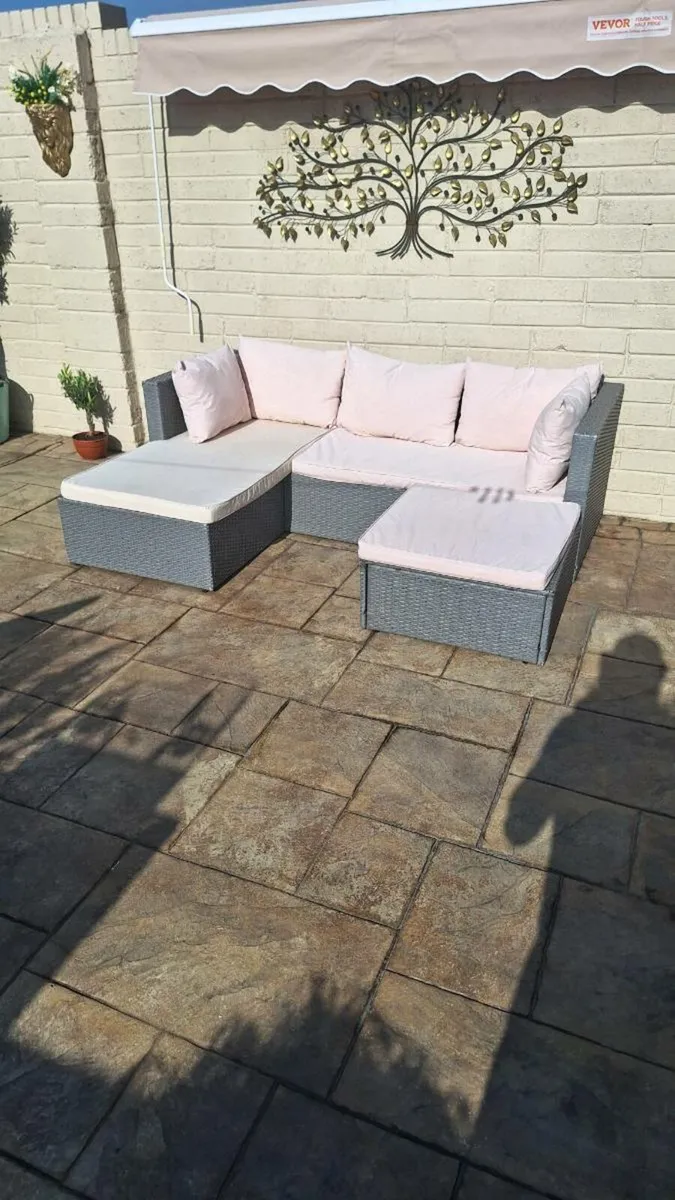 Rattan corner sofa - Image 2