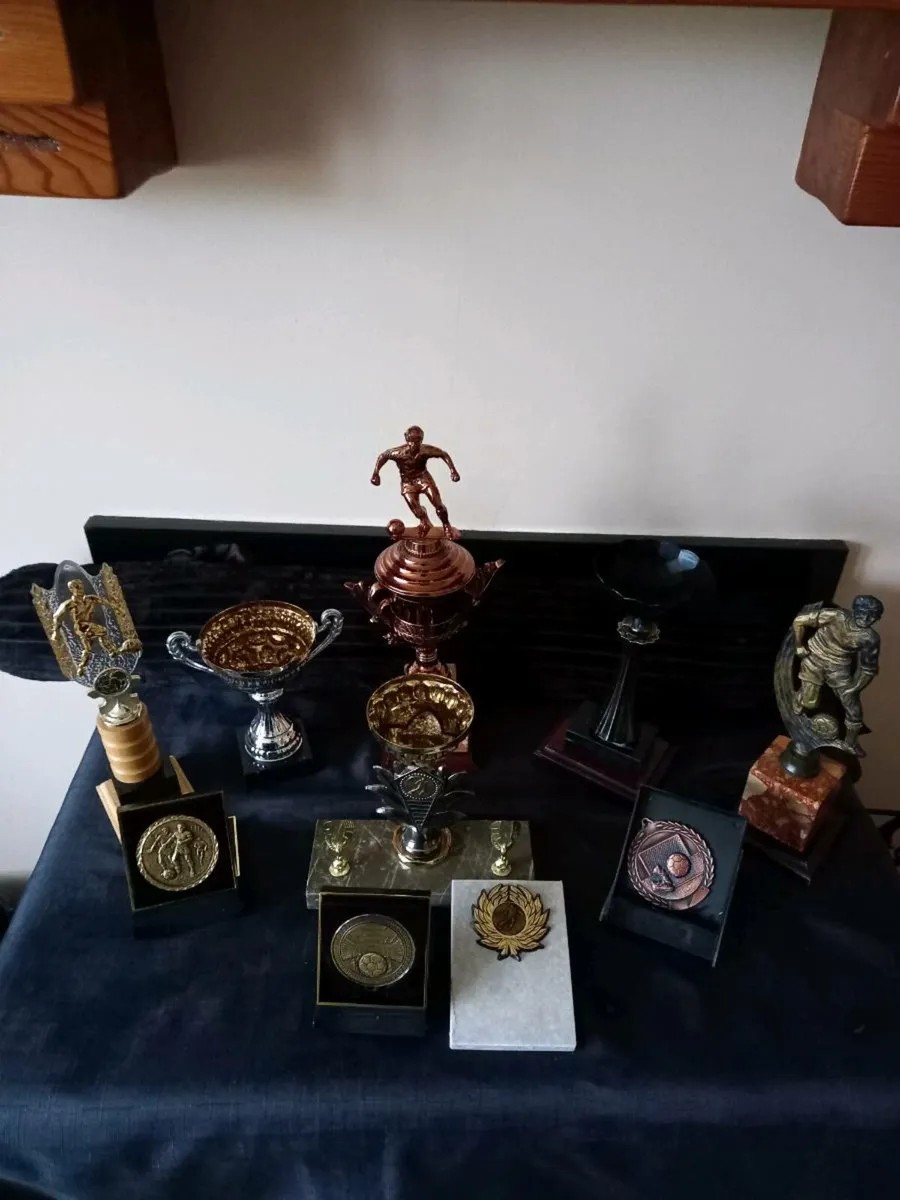 Selection Of Football & Golf Trophies - Image 2