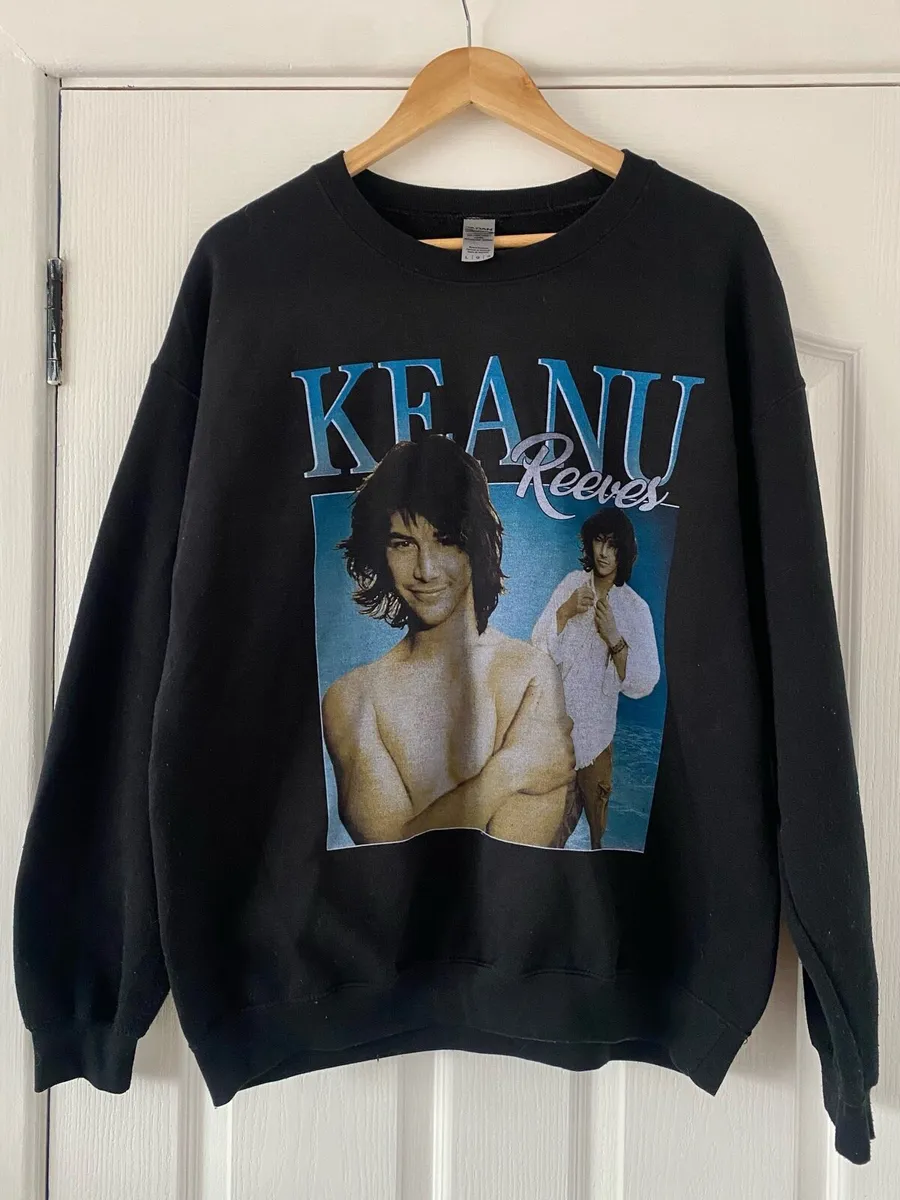90s Style Keanu Reeves Sweatshirt - Image 3