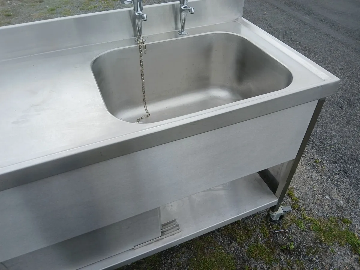 Stainless steel cabbinet sink unit delivered - Image 3