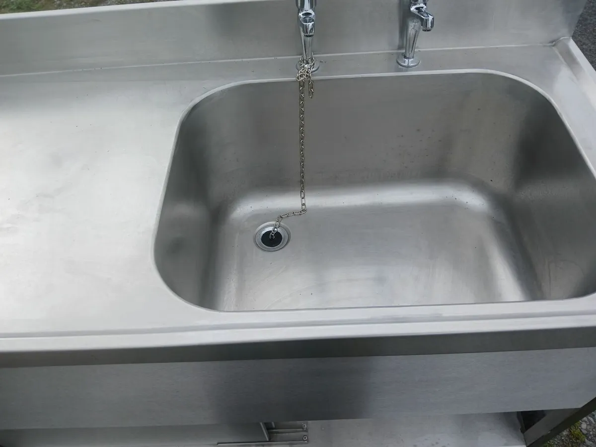 Stainless steel cabbinet sink unit delivered - Image 1