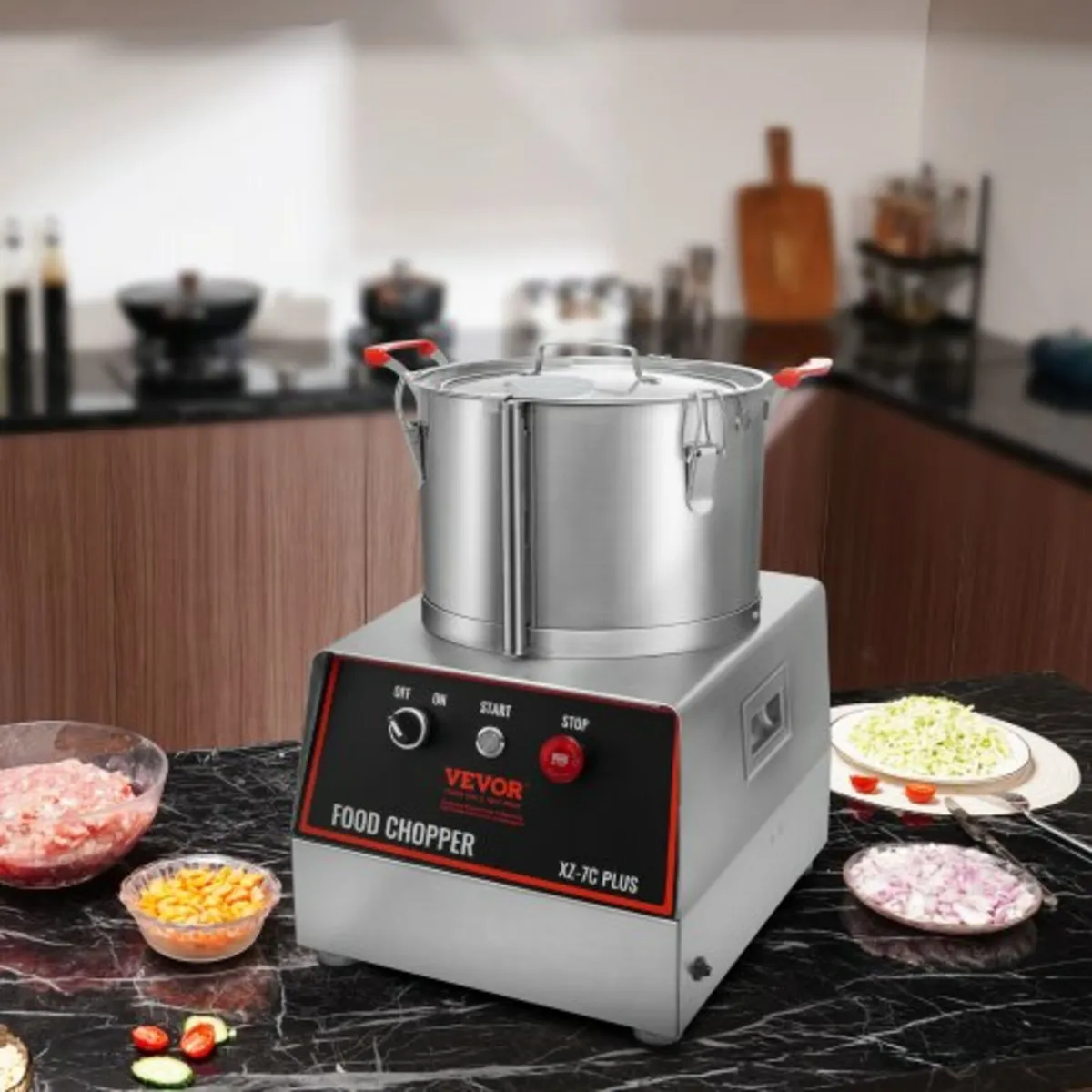 Food Processor and Vegetable Chopper 750W 7 Quart - Image 3