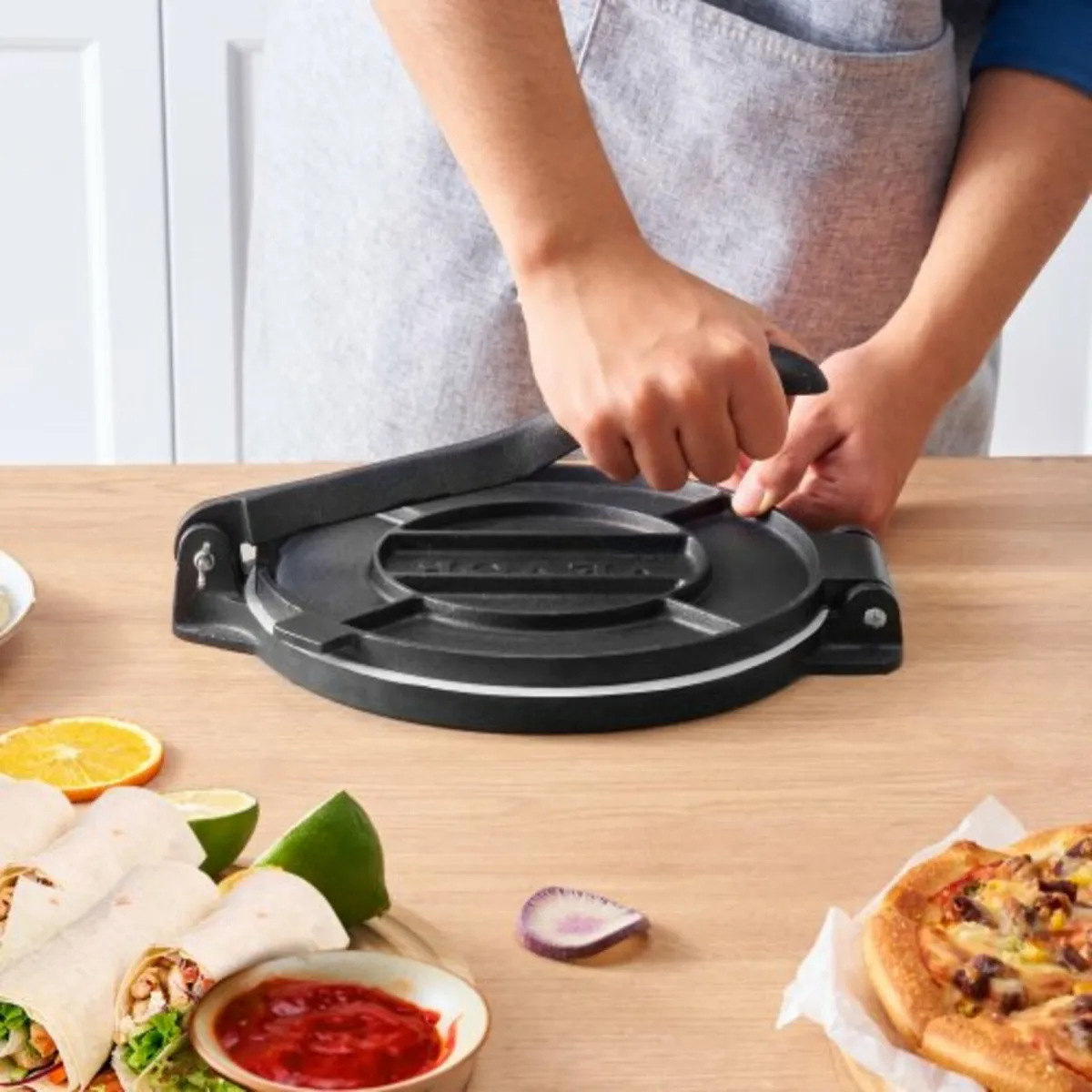 Tortilla Press, 10 Inch Tortilla and Roti Maker, C - Image 2