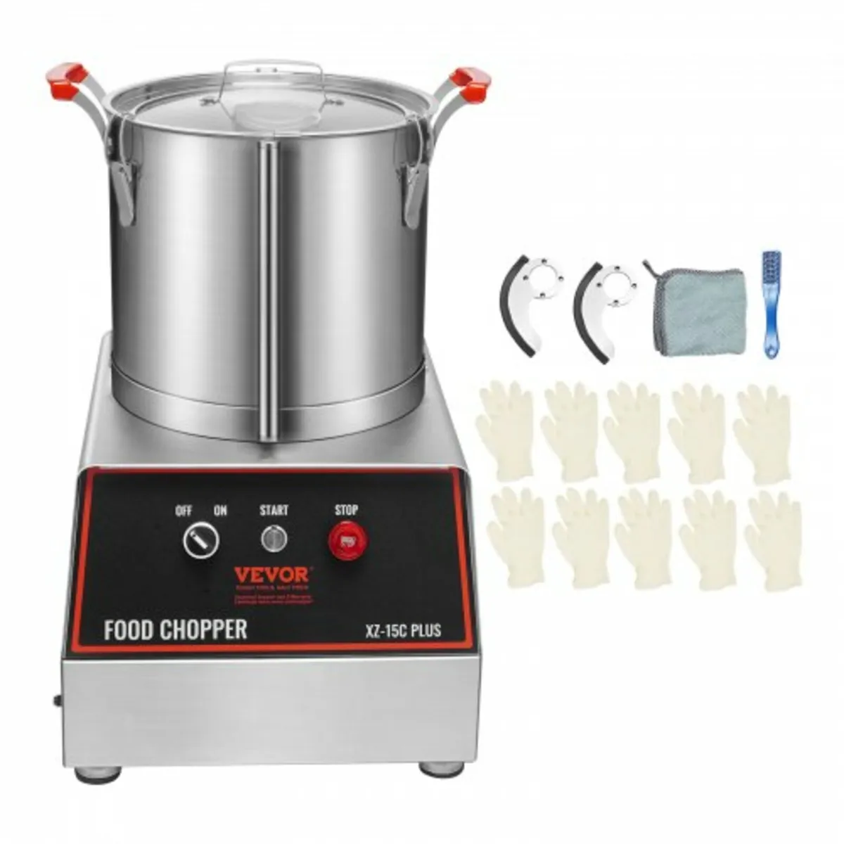 Food Processor Vegetable Chopper 1400W 16 Quart St - Image 1