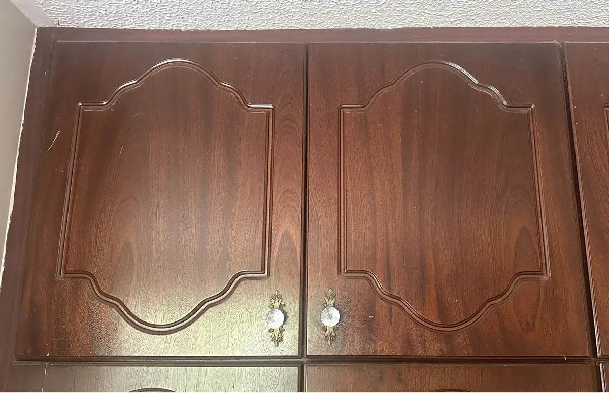 Wardrobe Doors Mahogany €20 each - Image 2