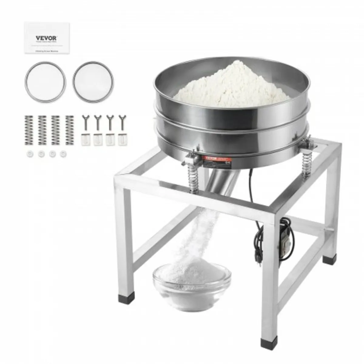 Electric Vibrating Sieve Machine with 40+100 Mesh - Image 1