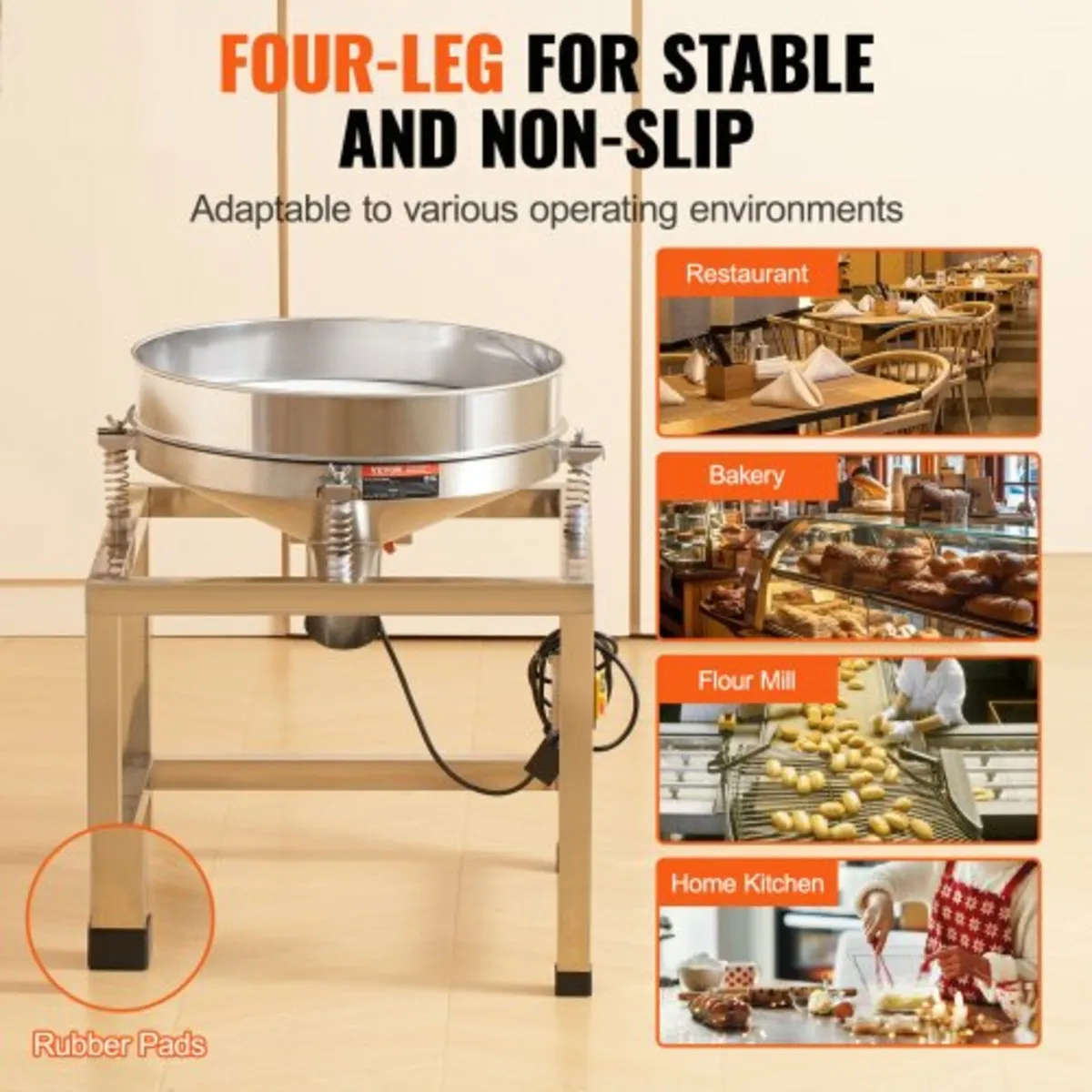 Electric Vibrating Sieve Machine with 40+100 Mesh - Image 3