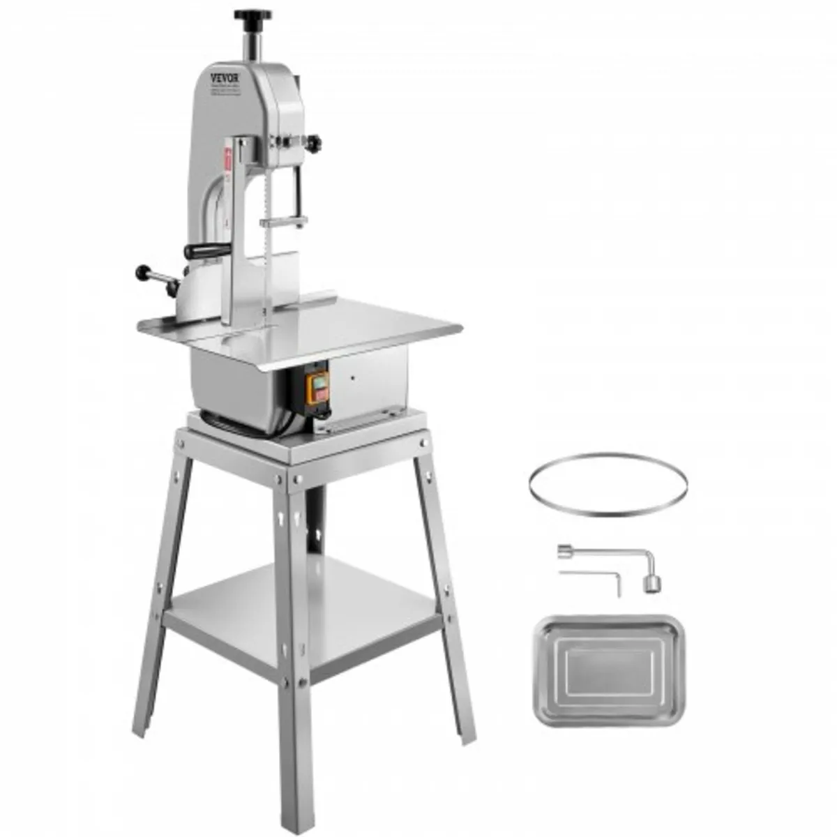 850W Commercial Electric Meat Bandsaw Stainless St - Image 1