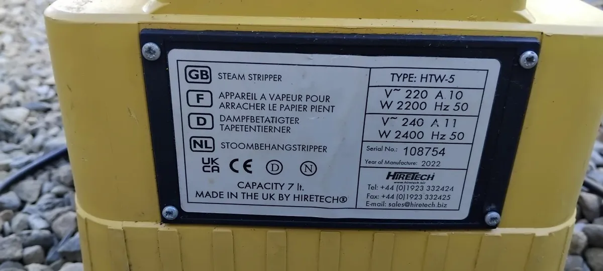 Hiretech HTW-5 Wallpaper Stripper 240v - Image 4