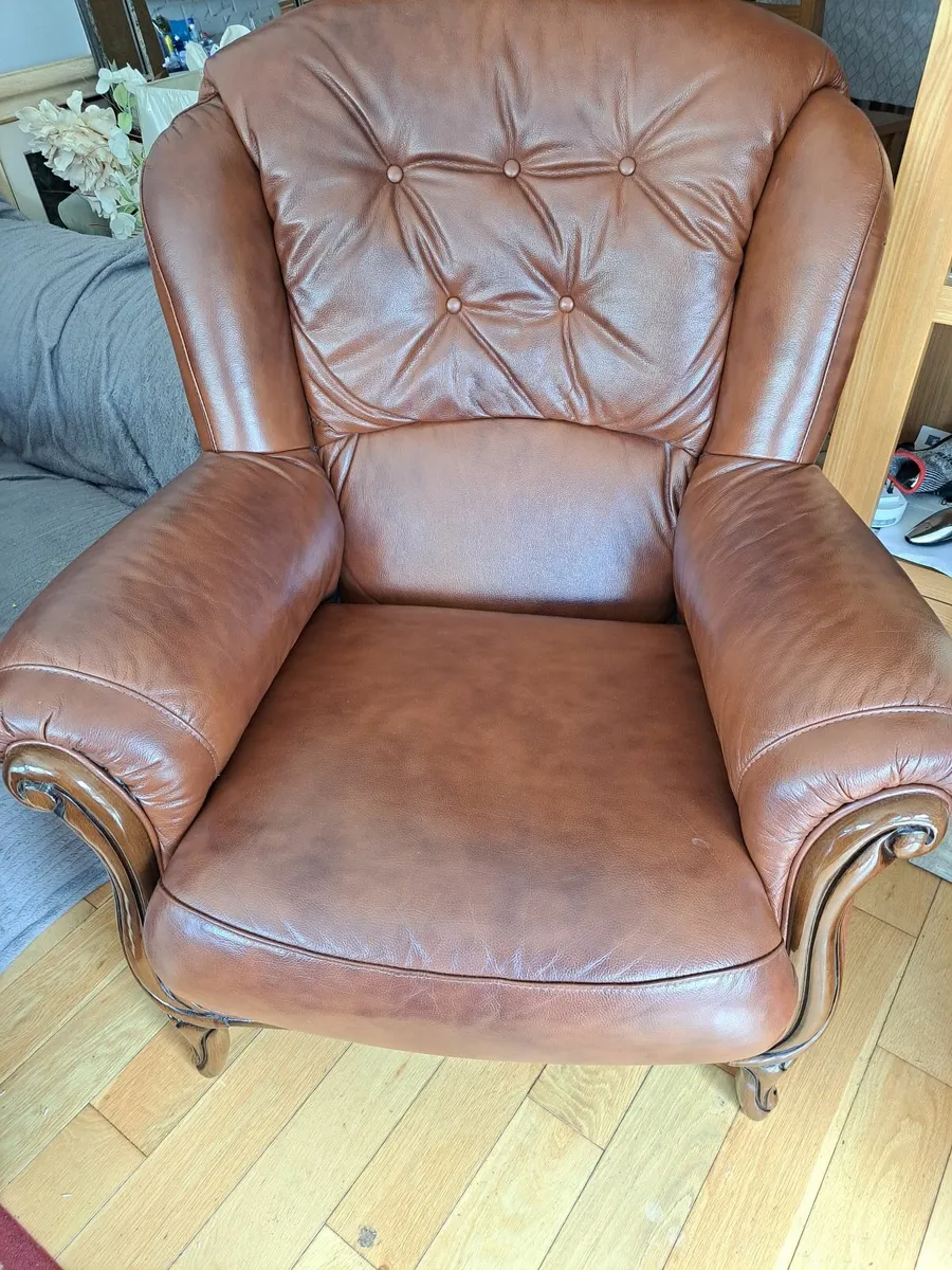 Leather Arm.Chair - Image 2