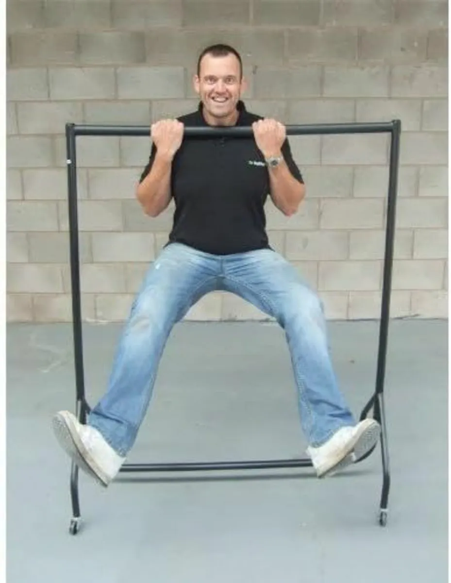 Shop Heavy Duty Clothes Rail Garment Rail Storage - Image 3